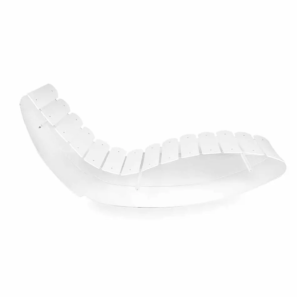 Designer Chaise longue in transparent plexiglass Josue made in Italy Viadurini