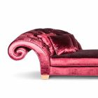 Classic chaise lounge in 100% Made in Italy Basque fabric Viadurini