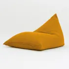Chaise Lounge for the Garden in Outdoor Fabric Saffron Color - Maestrale Viadurini