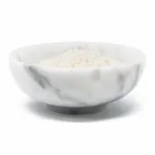 Round Bowl in Satin White Carrara Marble Made in Italy - Delly Viadurini