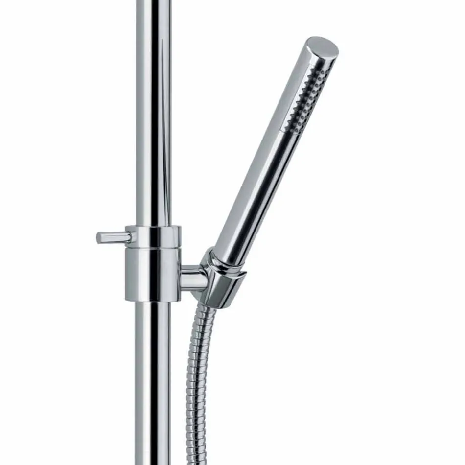 Shower Column with Brass Single Lever Mixer Made in Italy - Padula Viadurini