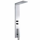 Thermostatic Wall Shower Column in Chromed Stainless Steel Made in Italy - Pampo Viadurini