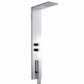 Thermostatic Wall Shower Column in Chromed Stainless Steel Made in Italy - Pampo
