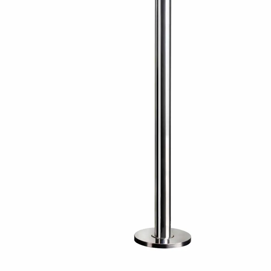 Outdoor Shower Column in Chromed Steel with Mixer Made in Italy - Norton Viadurini