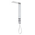 Steel Shower Column with Rain Shower Head Made in Italy - Sailor