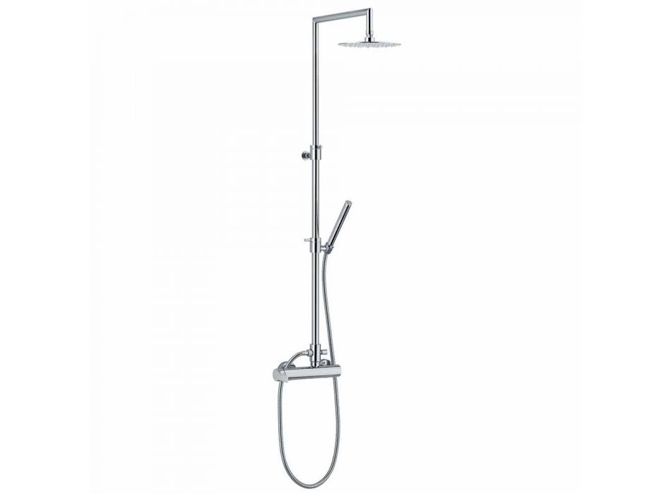 Brass Shower Column with Shower Head and ABS Shower Made in Italy - Padula