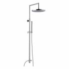 Shower column in chromed brass with abs hand shower made in Italy - Selvio Viadurini