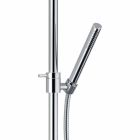 Single-lever Shower Column in Brass Chrome Finish Made in Italy - Padula Viadurini