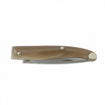 Calabrese Handcrafted Knife with Spring Opening Made in Italy - Calabria