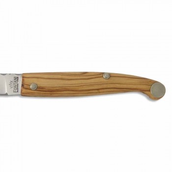 Calabrese Handcrafted Knife with Spring Opening Made in Italy - Calabria