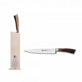 Fish Knife Equipped with Block, Berti Exclusive for Viadurini - Reano