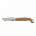 Florentine Knife with Buffalo Horn or Wood Handle Made in Italy - Fiora