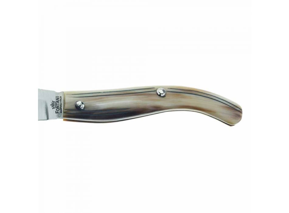 Maremma Handmade Knife Leaf Blade Steel Made in Italy - Remma Viadurini