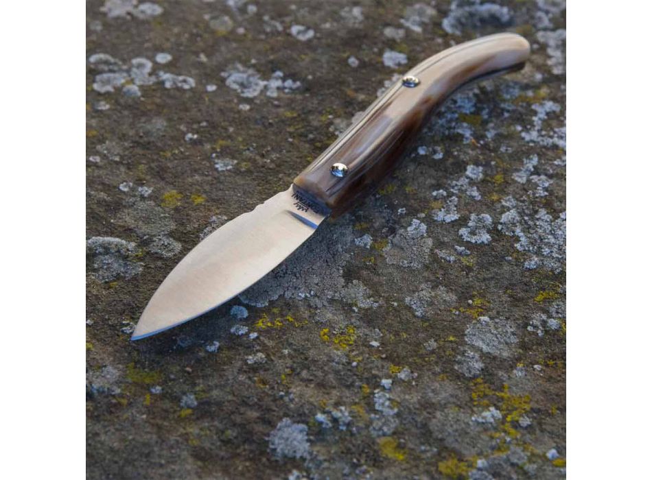 Maremma Handmade Knife Leaf Blade Steel Made in Italy - Remma Viadurini