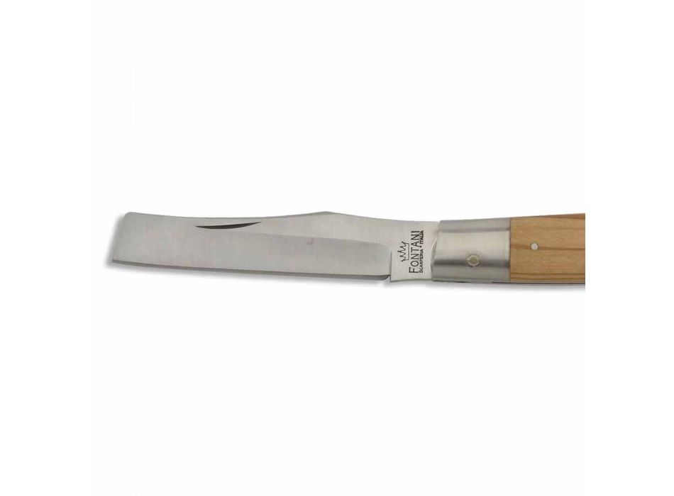 Handmade Mozzetta Knife with Steel Blade Made in Italy - Zeletta Viadurini