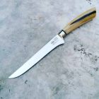 Boning Knife with Wooden Handle or Ox Horn Made in Italy - Posca Viadurini