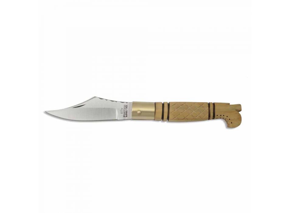 Scarpetta Knife with Closure Without Spring Handcrafted Made in Italy - Etta Viadurini