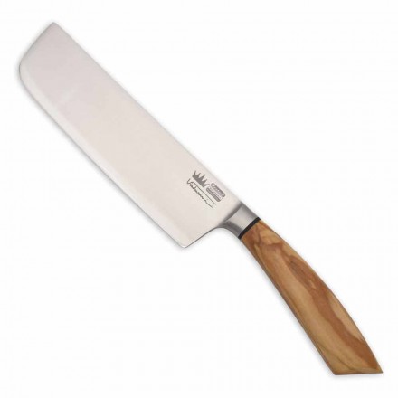 Usuba Knife with 16 cm Steel Blade Handcrafted Made in Italy - Dedolo Viadurini