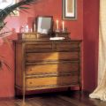 Dresser with 5 Drawers in Bassano Wood France Made in Italy - Hadad