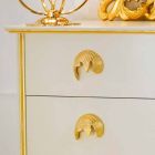 Zucchi design wooden chest of drawers with 4 drawers, made in Italy Viadurini