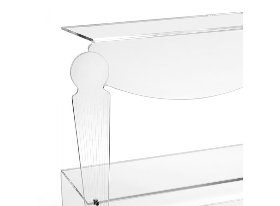 Artisan Bedside Table in Transparent Plexiglass Classic Design - Salino