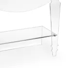 Artisan Bedside Table in Transparent Plexiglass Classic Design - Salino Viadurini
