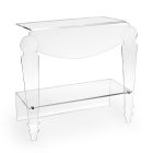 Artisan Bedside Table in Transparent Plexiglass Classic Design - Salino Viadurini