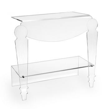 Artisan Bedside Table in Transparent Plexiglass Classic Design - Salino