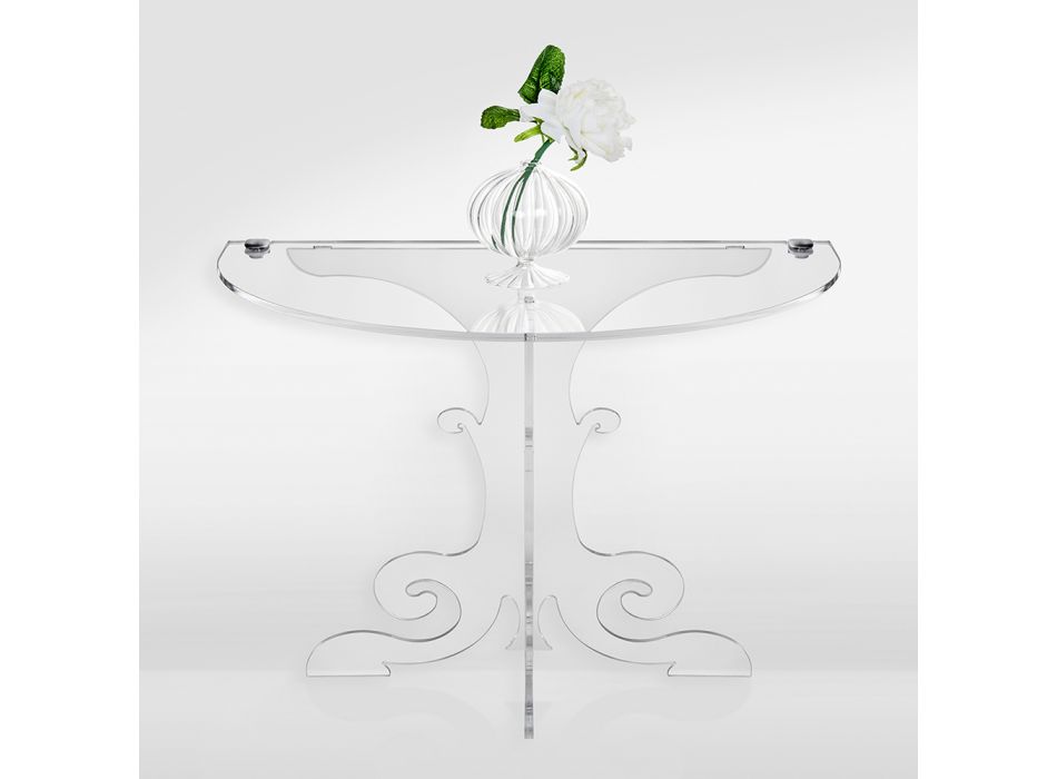 Classic design bedside table in acrylic glass and Tiana PMMA