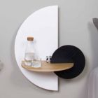 Modern Modular Bedside Table in Plywood Elegant and Versatile Design - Ramia Viadurini