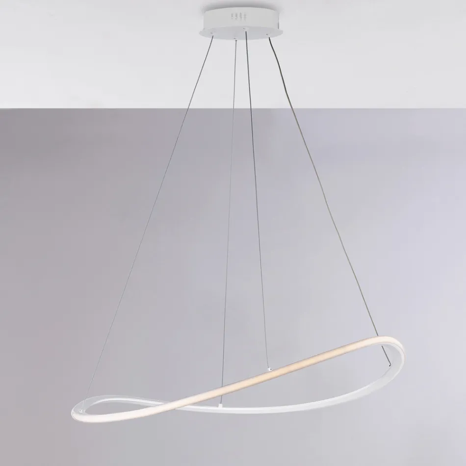 A bright design complement in glass and metal made in Italy with a refined look - Reticulum Viadurini