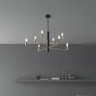 Luminous Design Complement in Glass and Metal Made in Italy with a Stylish Look - Ursa Viadurini