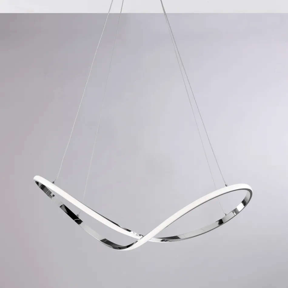A luminous glass and metal accessory made in Italy with an elegant taste – Apollo Viadurini