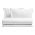 Complete Double Duvet Cover in Pure Garment-Dyed Cotton - Delicacy Viadurini
