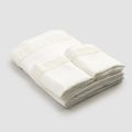 Light Linen Double Bed Sheet Set with Embossing - Goffro