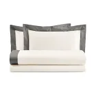 King Size Bed Set in 100% Cotton and 10% Cotton Satin - Detail Viadurini