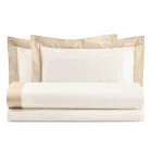 King Size Bed Set in 100% Cotton and 10% Cotton Satin - Detail Viadurini