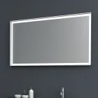 Composition 2 Suspended Bathroom Furniture in Platinum Lacquered Mdf 120 cm - Renga Viadurini