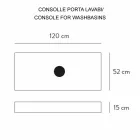 Composition 3 Suspended Bathroom Furniture in Porcelain Stoneware 4 Finishes - Rambina Viadurini