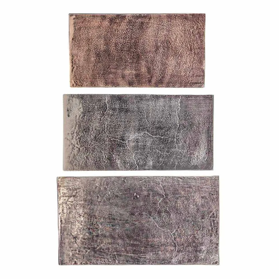 Composition 3 Coffee Tables in Aluminum and Steel Homemotion - Salvio Viadurini