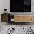 Wall Composition for the Living Area of Modern Design Made in Italy - Margit
