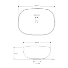 White Bathroom Composition with Ground Support and Design Accessories - Georges Viadurini