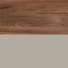 Bathroom Composition with 1 Drawer, 2 Oak Shelves, Sink and Mirror - Titan Viadurini