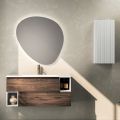 Bathroom Composition with 2 Drawers, 2 Open Compartments and Sink - Elios