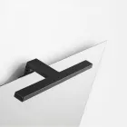 Bathroom Composition with 2 Drawers, Gray Glass Sink and Mirror - Elios Viadurini