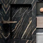 Bathroom Composition with Noir Desir Gres Sink - Orione Viadurini