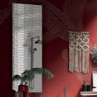 Bathroom Composition with 180° Swivel Mirror, Made in Italy Base and Washbasin - Kilos Viadurini