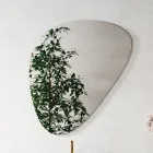 Bathroom Composition with Modern Mirror and Console Washbasin Made in Italy - Palom Viadurini