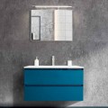 Bathroom Cabinet 90 cm, Modern Wash Basin and Mirror - Becky