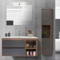 Bathroom Cabinet 100 cm, Wash Basin, Mirror and  Column – Becky